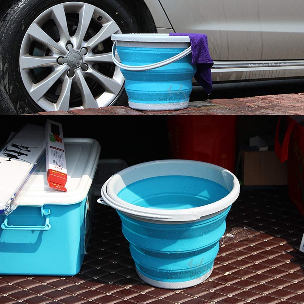 5.L Folding Bucket (Random Colour) - Image 3