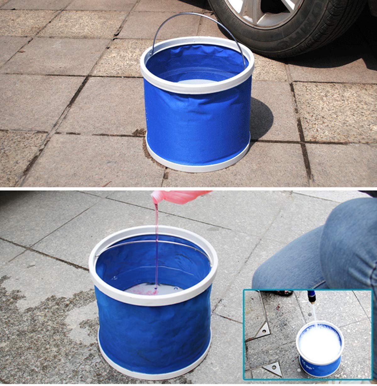 9L Folding Water Bucket - Image 9