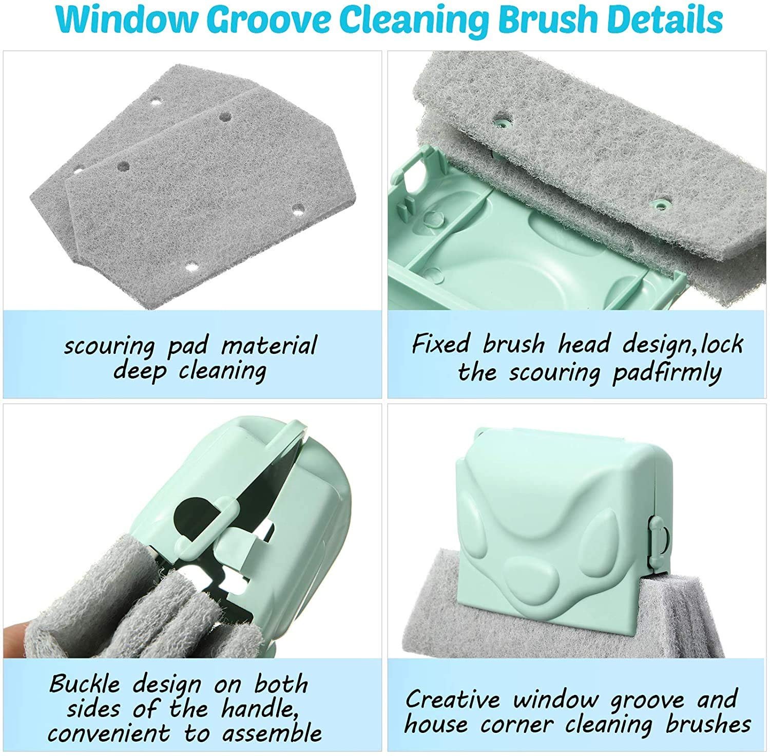 Sliding Window Cleaning Brush (Random Color) - Image 7
