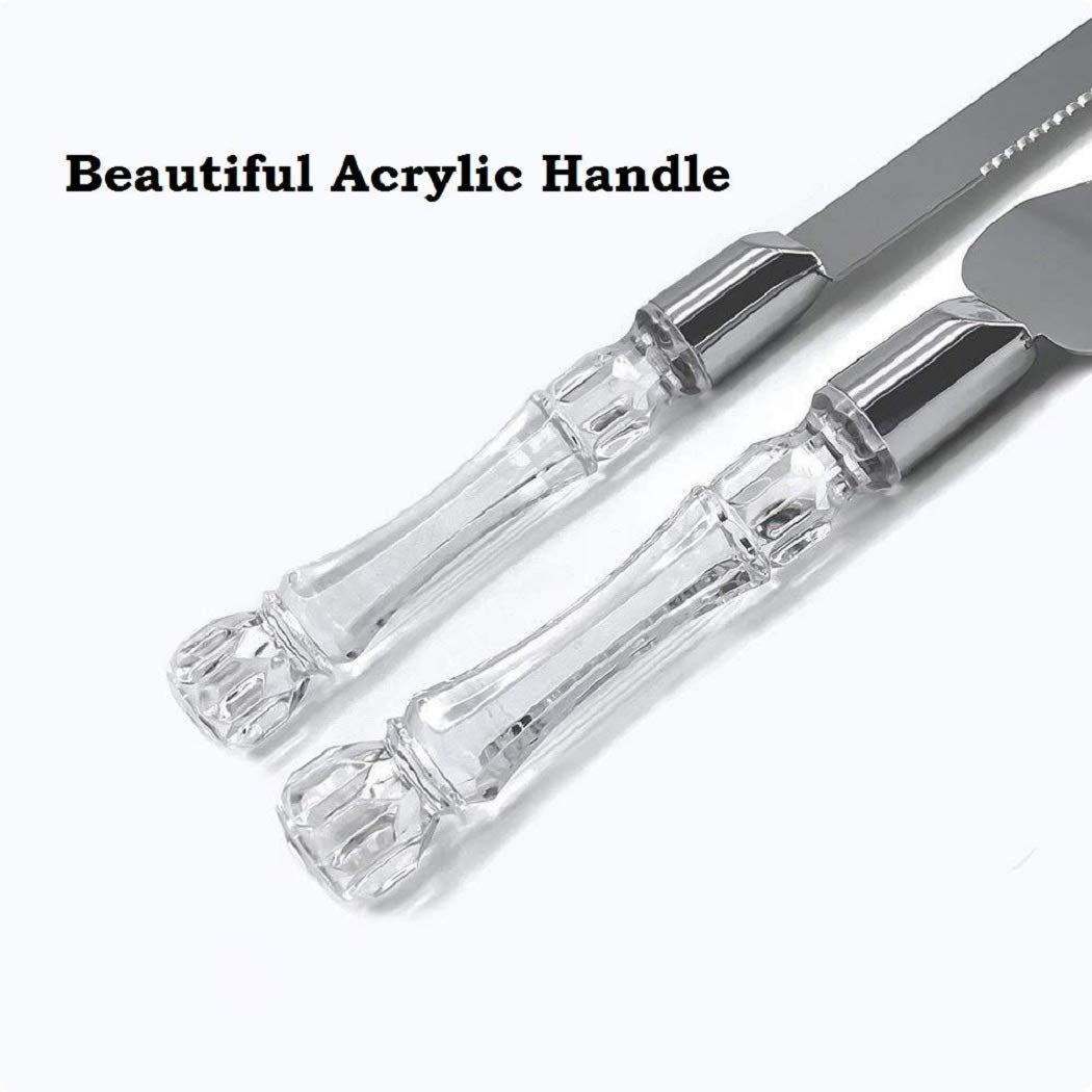 Stainless Steel 2 Pcs Cake Cutting Knife set - Image 3