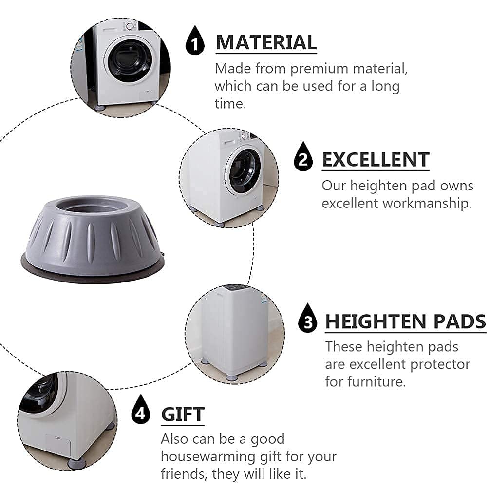 anti Vibration washing machine feet pads3