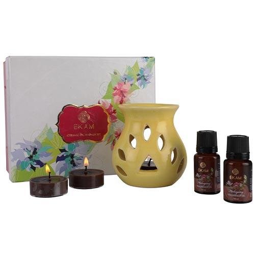 Mahogany, Ceramic Oil Warmer set - Image 2