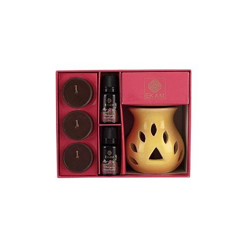 Mahogany, Ceramic Oil Warmer set - Image 3