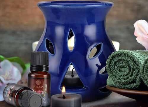 Twilight Sky, Ceramic Oil Warmer set