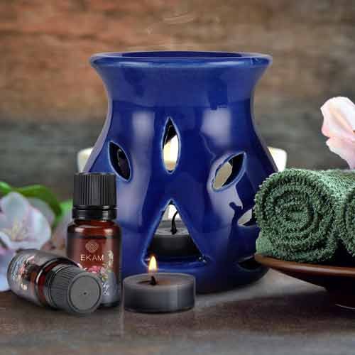 Twilight Sky, Ceramic Oil Warmer set