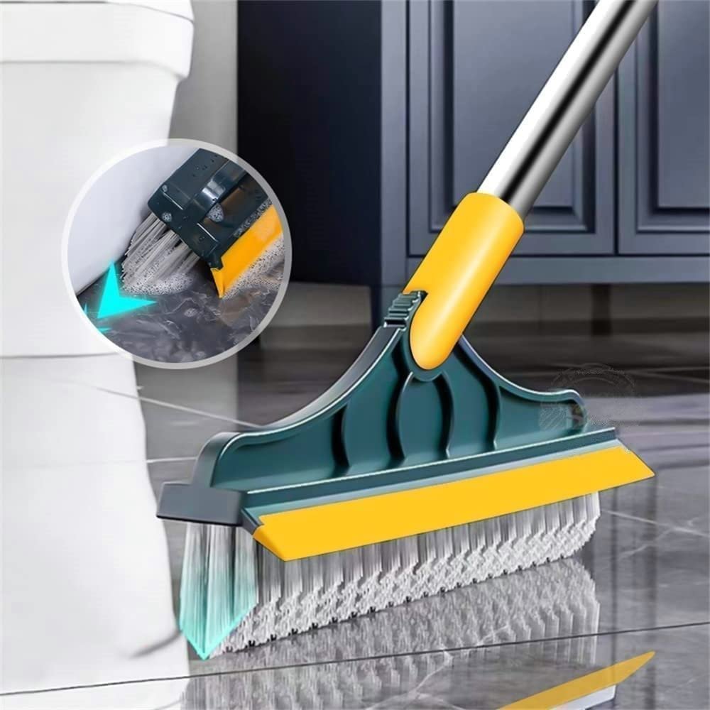 Bathroom Cleaning Brush with Wiper 2 in 1 - Image 9