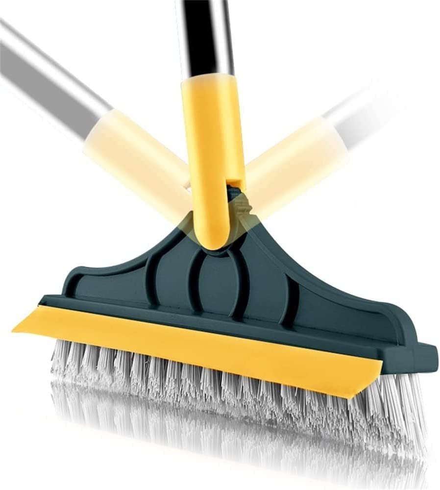 Bathroom Cleaning Brush with Wiper 2 in 1 - Image 2
