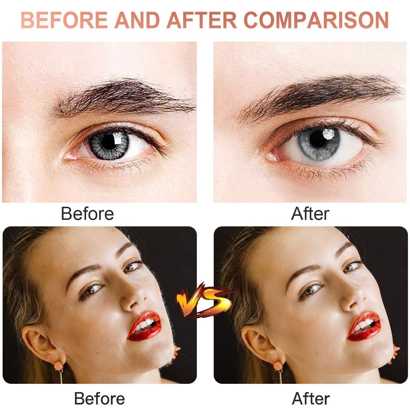 Rechargeable Rainbow Eyebrow Trimmer & Facial Hair Remover - Image 6