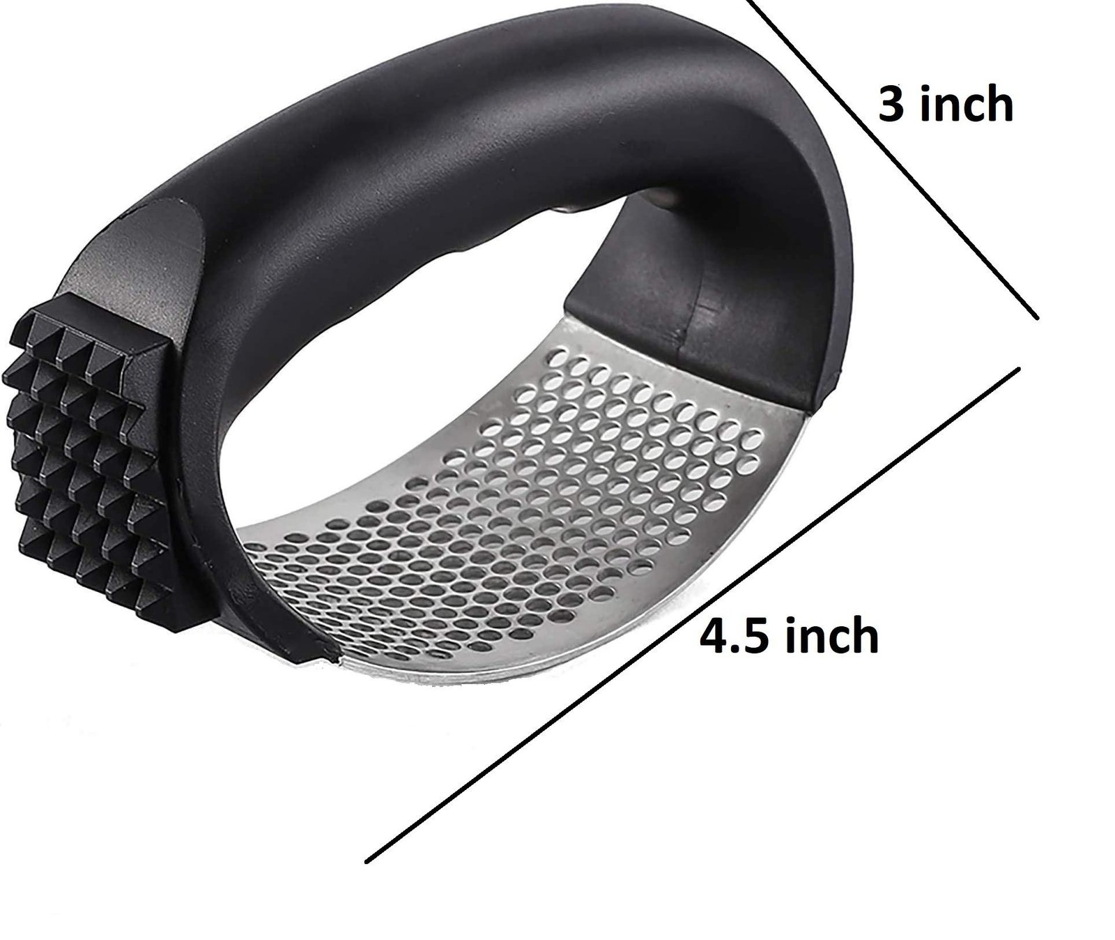 Stainless Steel Garlic Presser - Image 2