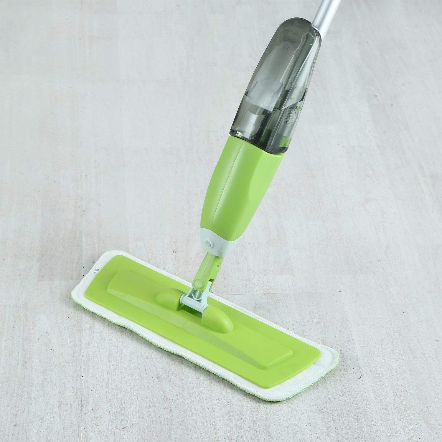 Stainless Steel Spray Mop Set with Microfiber Washable Pad - Image 5
