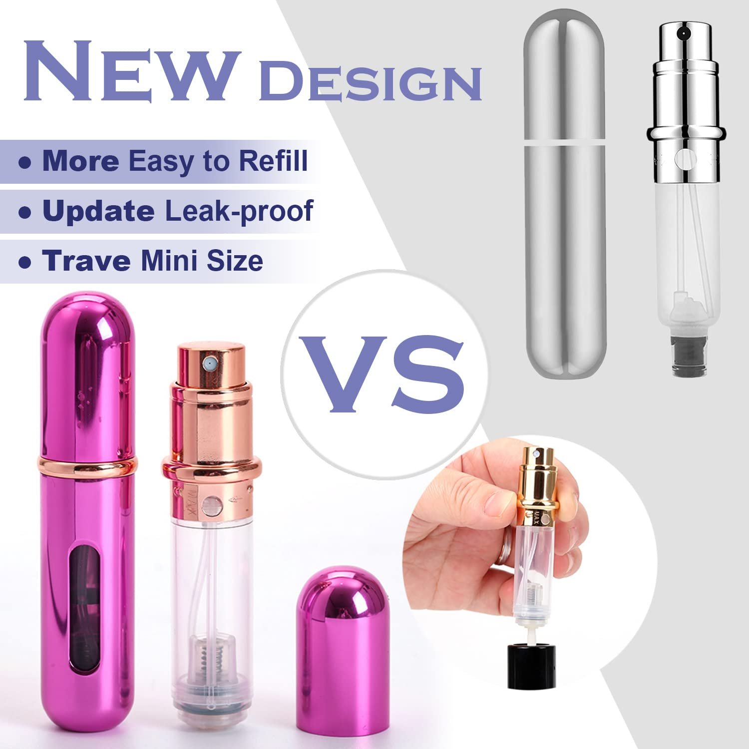 Travel Mini Perfume Refillable Atomizer Container - Image 8